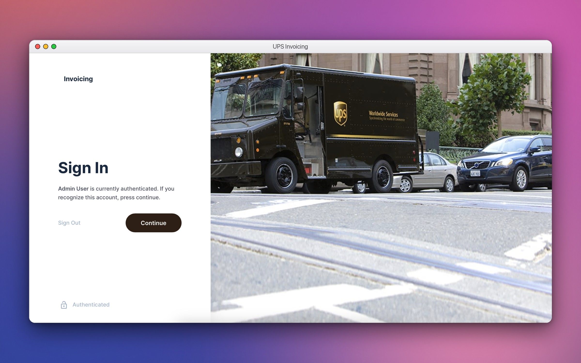 UPS Invoicing System